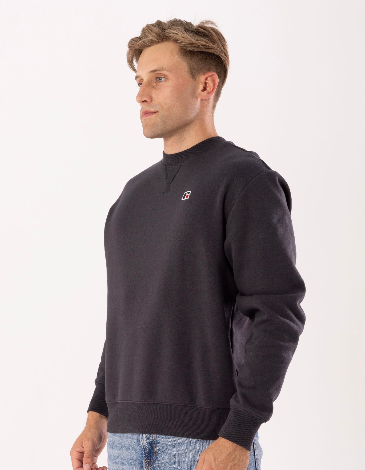 Russell Athletic Australia Men's R Logo Crew - Charcoal True Since 1902