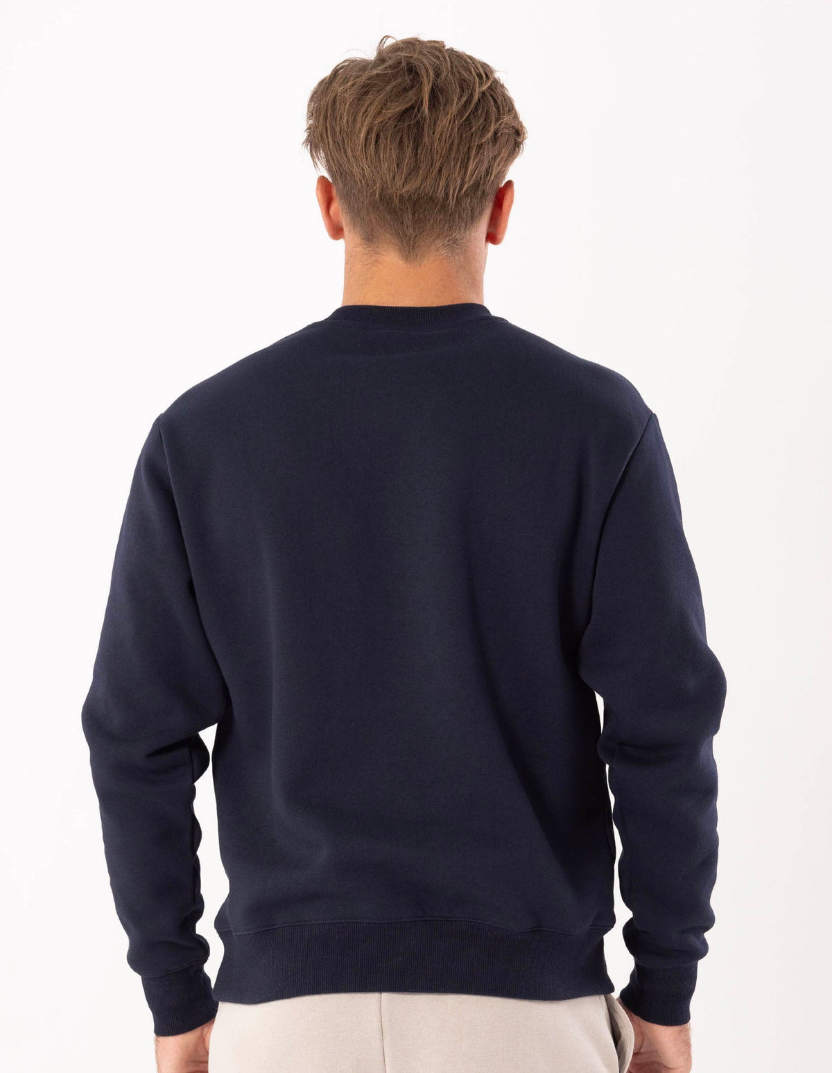 Russell Athletic Australia Men's R Logo Crew - Michigan Navy True Since 1902