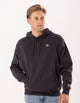 Mens R Logo Hoodie - Charcoal