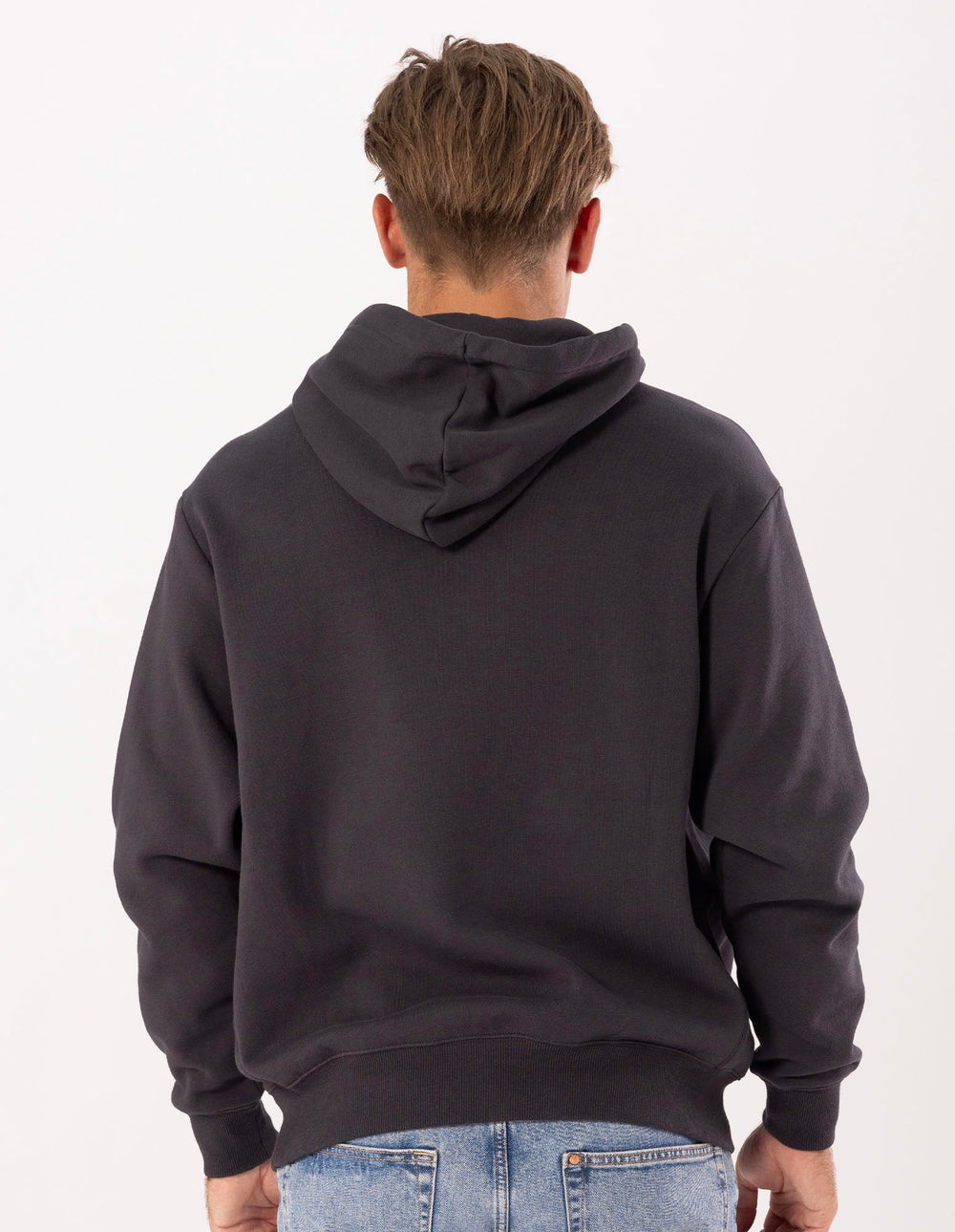 Russell Athletic Australia Mens R Logo Hoodie - Charcoal True Since 1902