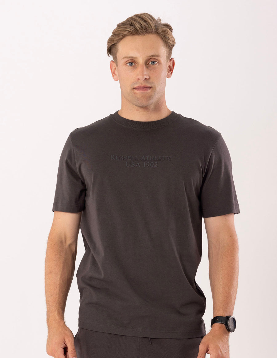 Men's USA 1902 Tee - Dark Grey - Image 2