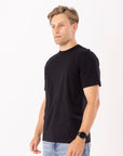 Men's Russell Blank Tee - Black - Image 3