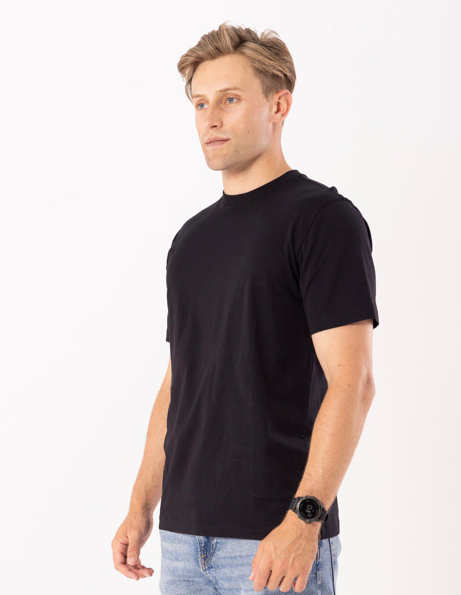 Men's Russell Blank Tee - Black - Image 3