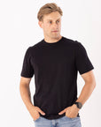 Men's Russell Blank Tee - Black - Image 5