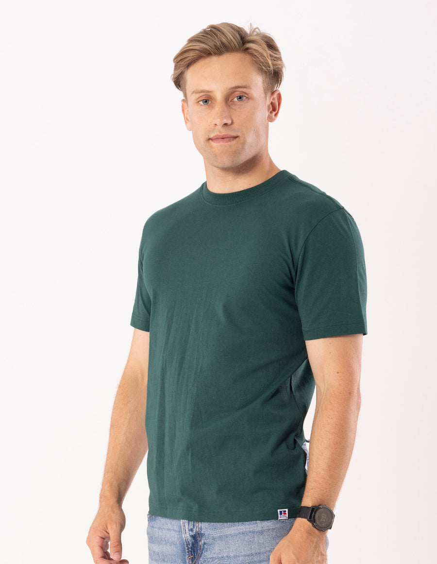 Men's Russell Blank Tee - Celtic Green - Image 2