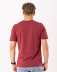 Men's Russell Blank Tee - Maroon - Image 3