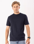 Men's Russell Blank Tee - Michigan Navy - Image 1