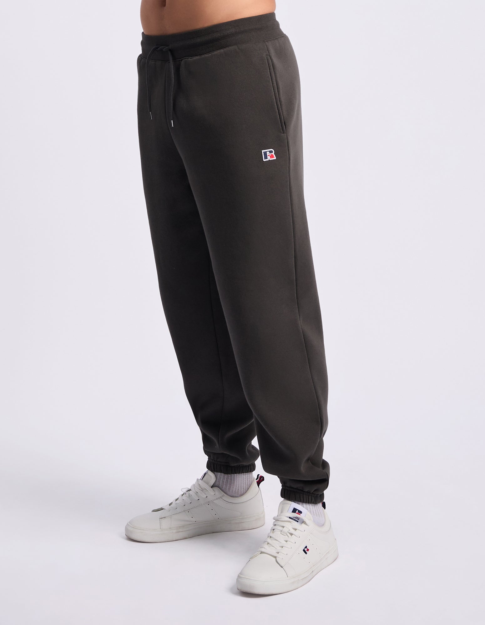 R Logo Men's Trackpants - Raven