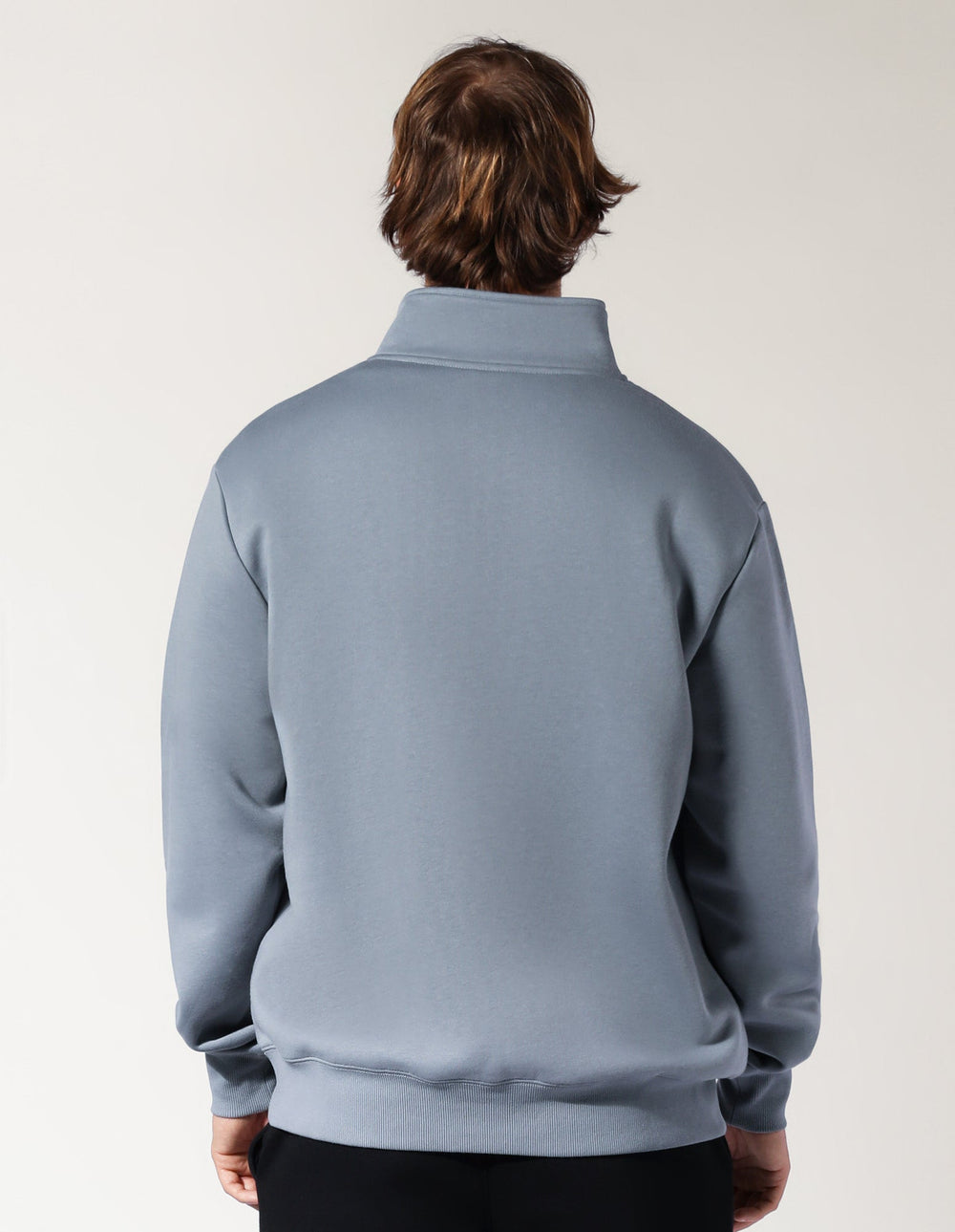 Brooklyn Men's Quarter Zip - Ash