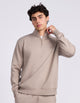Brooklyn Men's Quarter Zip - Driftwood