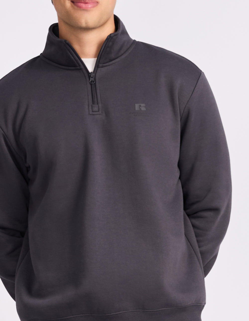 Russell Athletic Australia Brooklyn Men's Quarter Zip - Steel True Since 1902