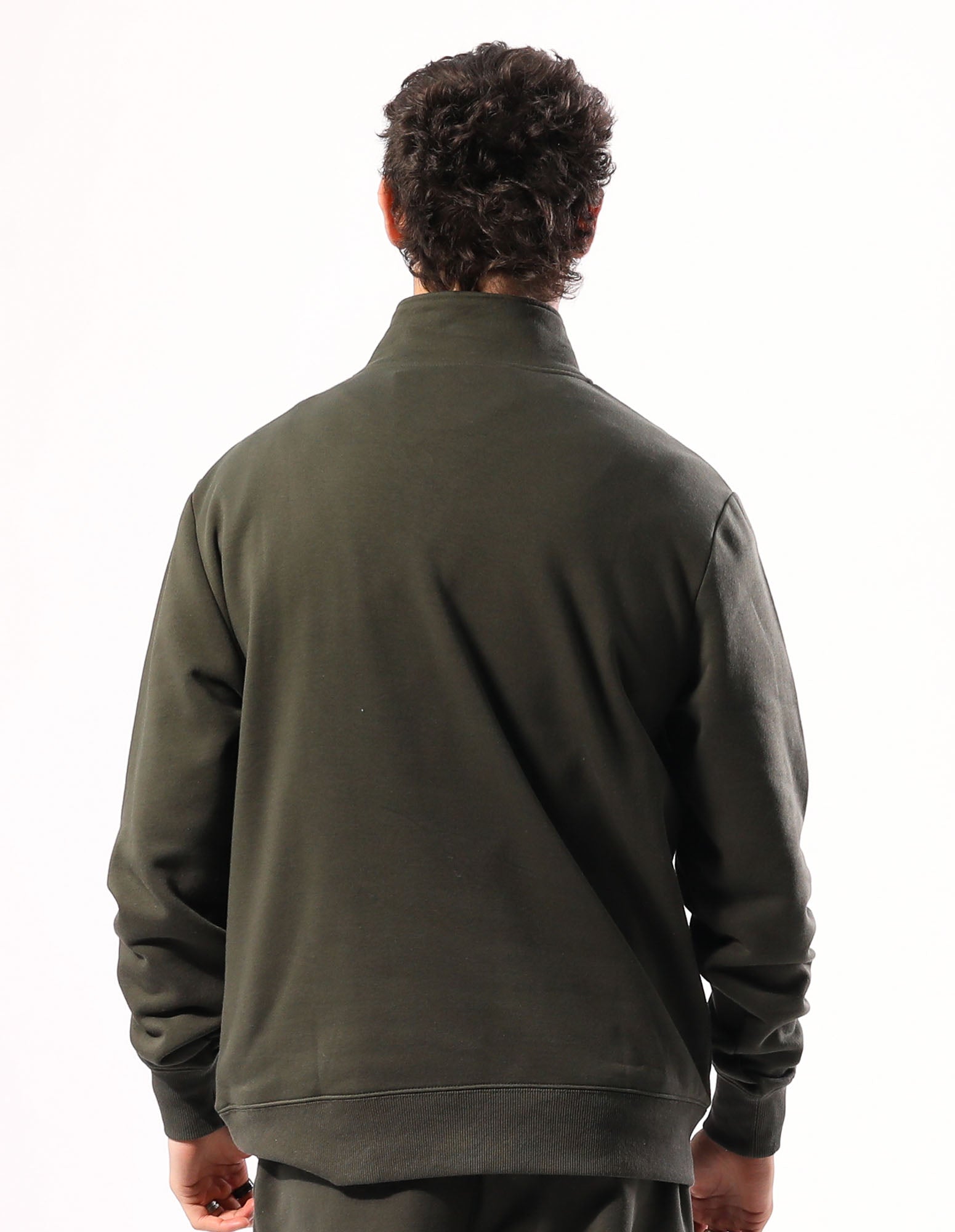 Brooklyn Men's Quarter Zip - Olive