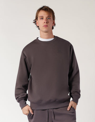 Men’s Brooklyn Crew Sweat - Peat Colour | Russell Athletic