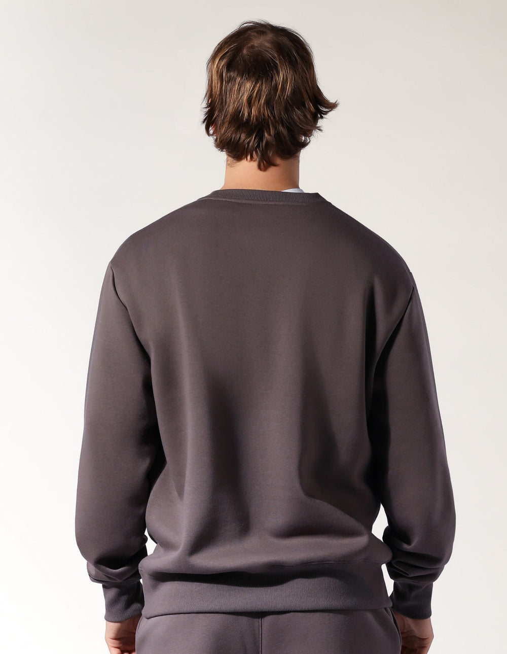 Men’s Brooklyn Crew Sweat - Peat Colour | Russell Athletic