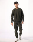 Russell Athletic Australia Men's Brooklyn Crew - Olive True Since 1902