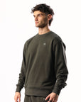 Russell Athletic Australia Men's Brooklyn Crew - Olive True Since 1902