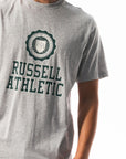 Russell Athletic Australia Men's Great Seal 2 Tone Tee - Grey Marle True Since 1902