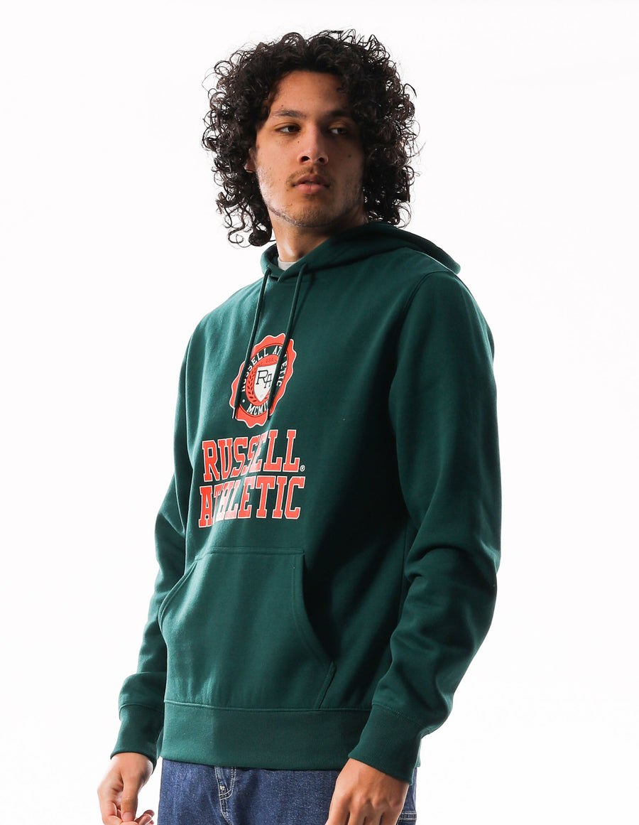 Russell Athletic Australia Men's Great Seal Hoodie - Celtic Green True Since 1902