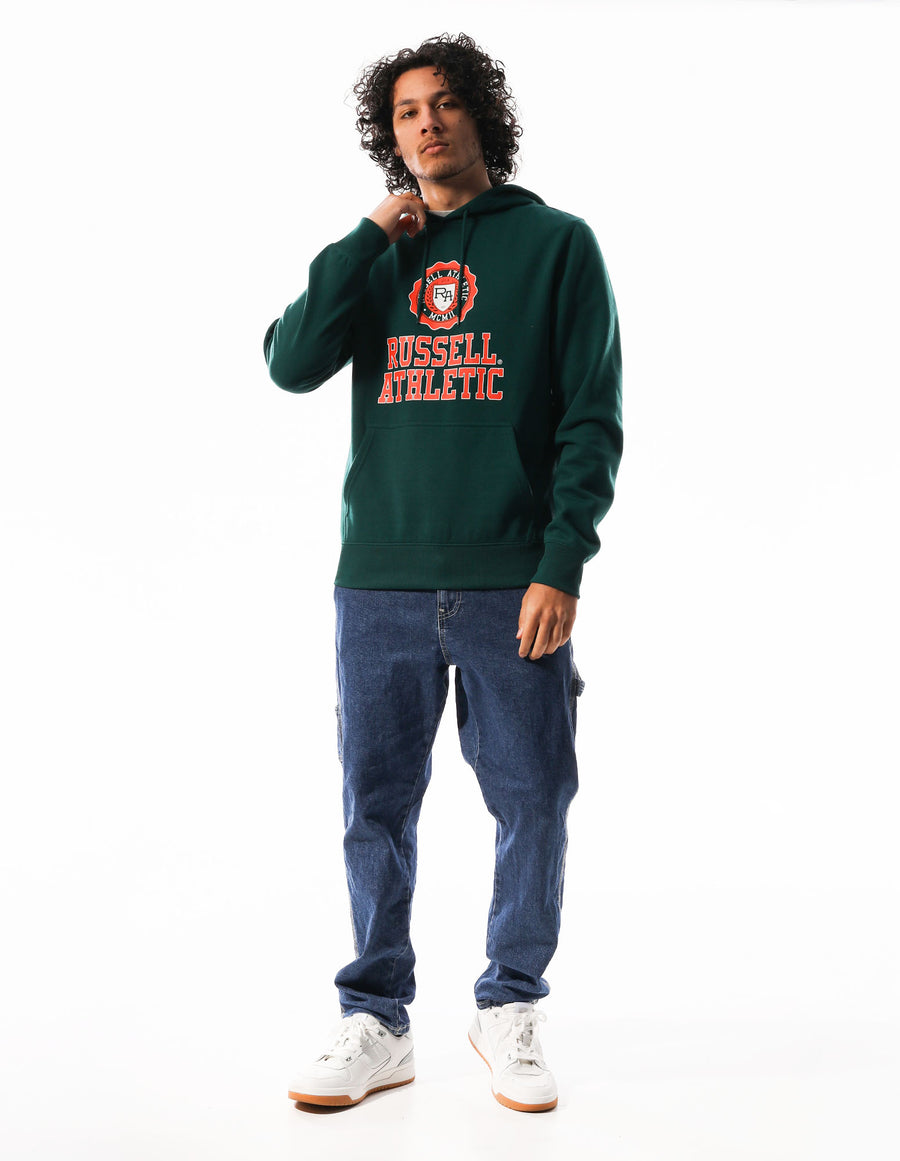 Russell Athletic Australia Men's Great Seal Hoodie - Celtic Green True Since 1902