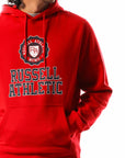 Russell Athletic Australia Men's Great Seal Hoodie - Ember Red True Since 1902