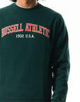 Russell Athletic Australia Men's Big Arch 2 Tone Crew - Celtic Green True Since 1902