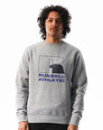 Men's Eagle Outline Crew - Grey Marle - Image 1