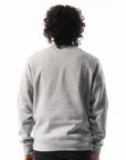 Men's Eagle Outline Crew - Grey Marle - Image 3