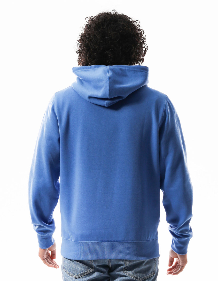 Men's Eagle Outline Hoodie - Cosmic Blue - Image 3