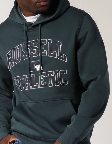 Men’s Arch Logo Hoodie – Bottlebrush Green | Russell Athletic