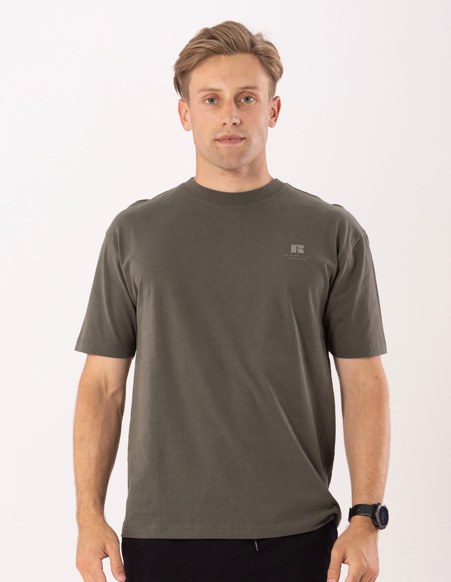 Men's Brooklyn Oversize Tee - Olive - Image 1