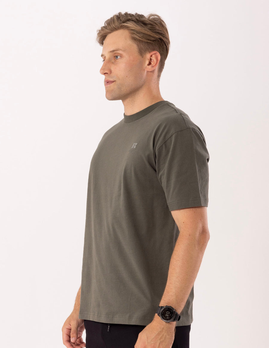 Men's Brooklyn Oversize Tee - Olive - Image 3