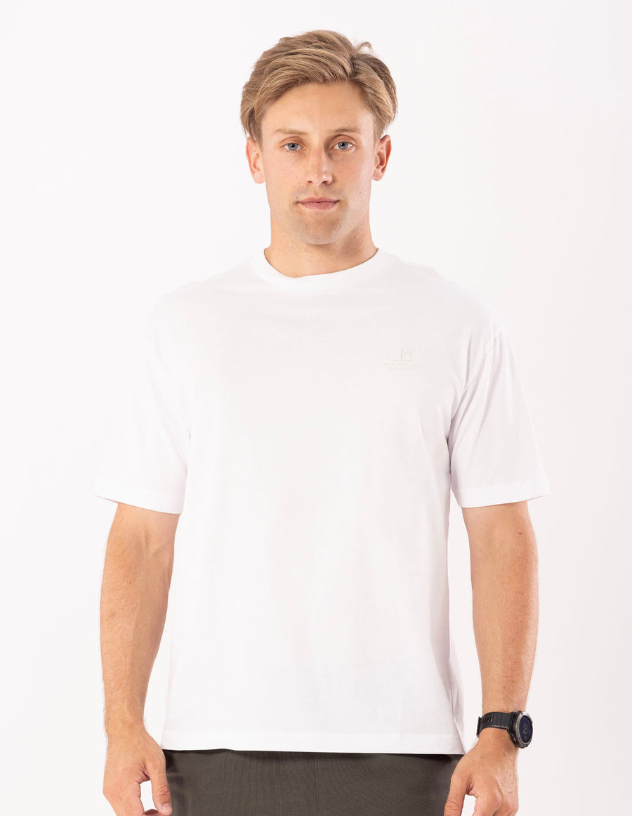 Men's Brooklyn Oversize Tee - White - Image 2