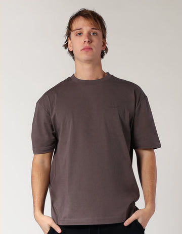 Men's Brooklyn Oversize Tee - Peat Brown