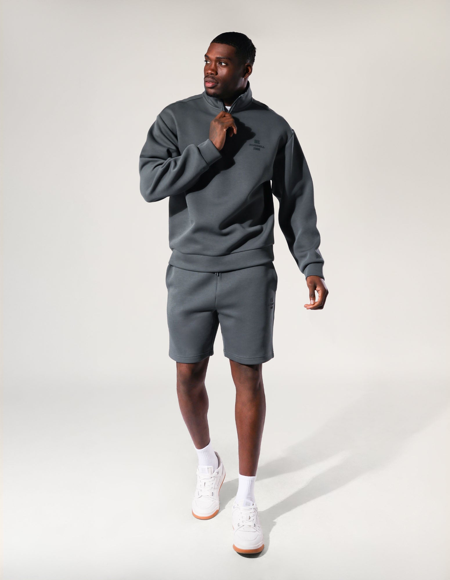 R Tech Leisure Mens Track Shorts - Spruce