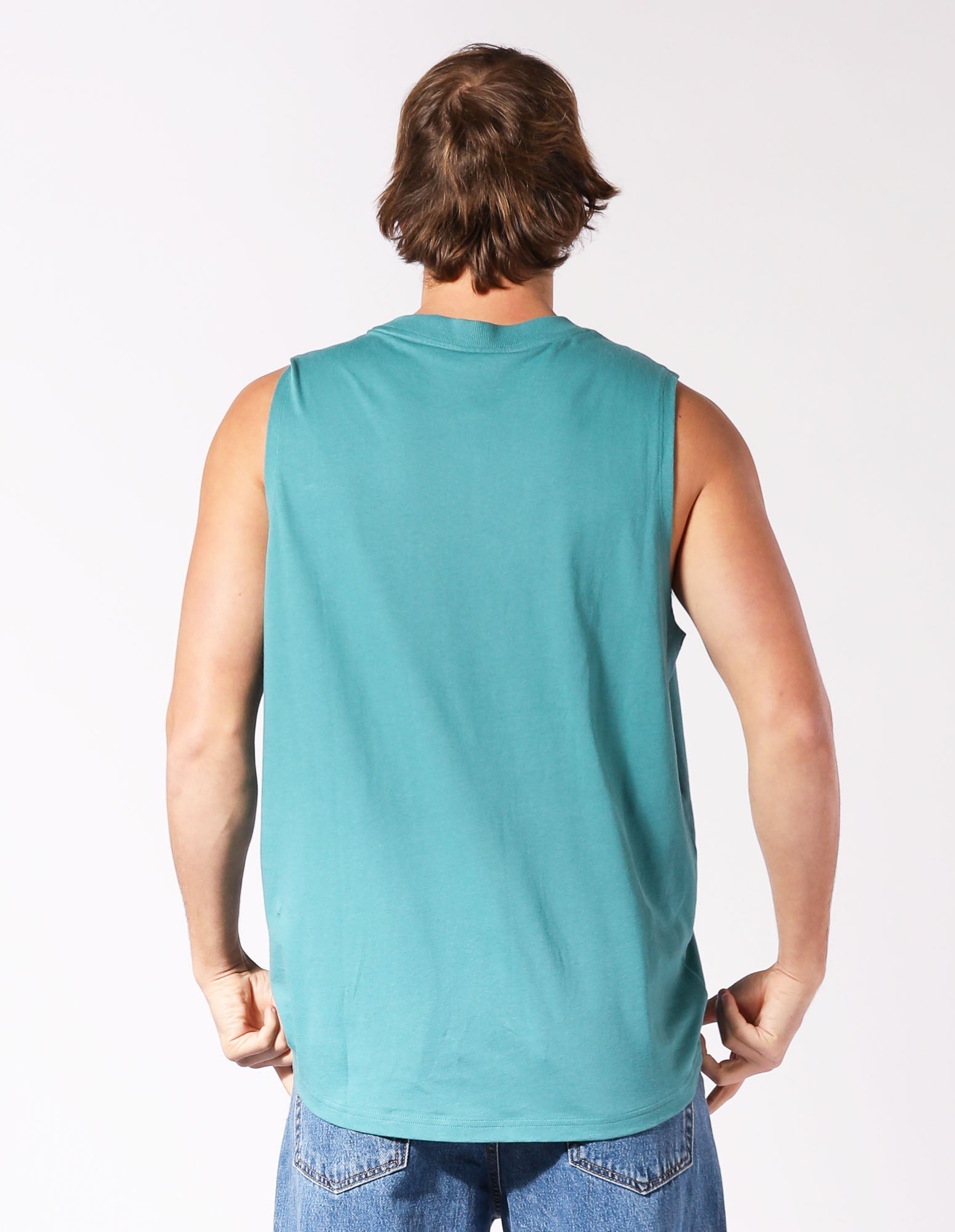 Russell Athletic Australia The Original Muscle Men's Tee - Brittany Blue True Since 1902