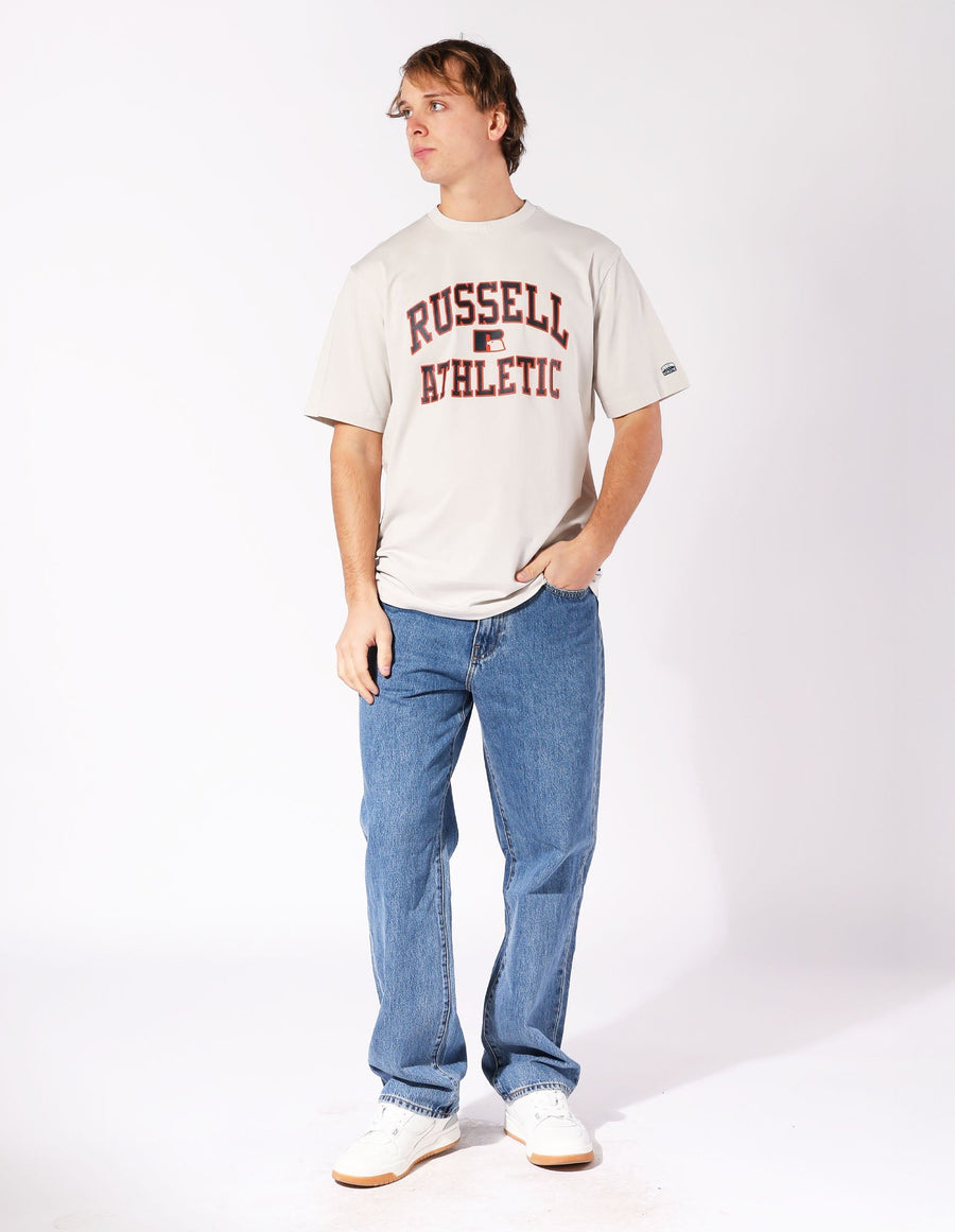 Russell Athletic Australia Eagle Arch Men's Tee - Stone True Since 1902