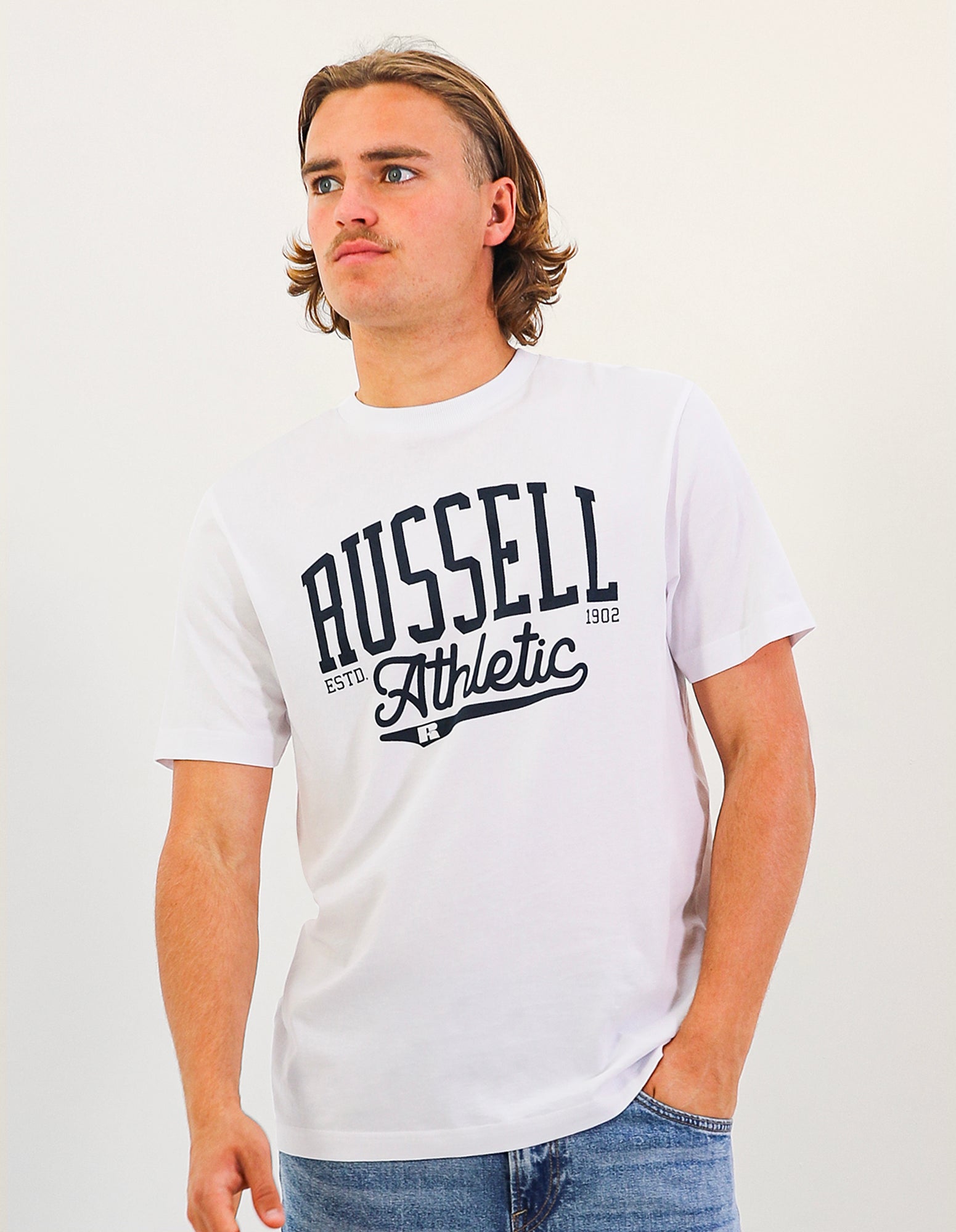 High Rise Men's Tee - White