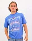 Backboard Oversize Men's Tee - Collegiate Blue