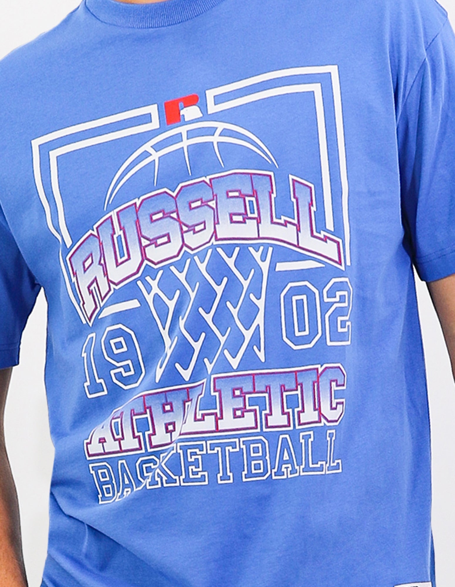 Backboard Oversize Men's Tee - Collegiate Blue