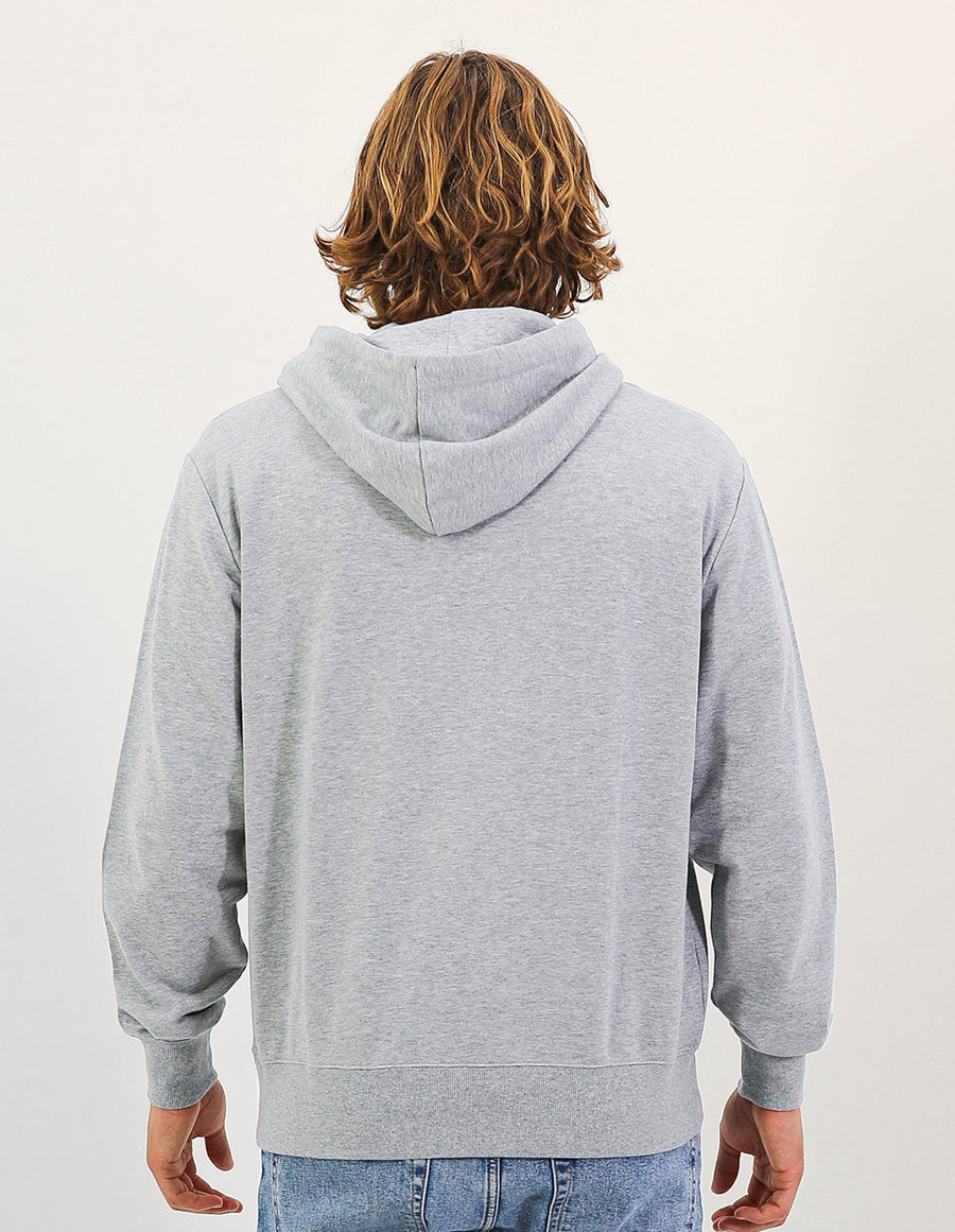 Script Men's Hoodie - Grey Marle
