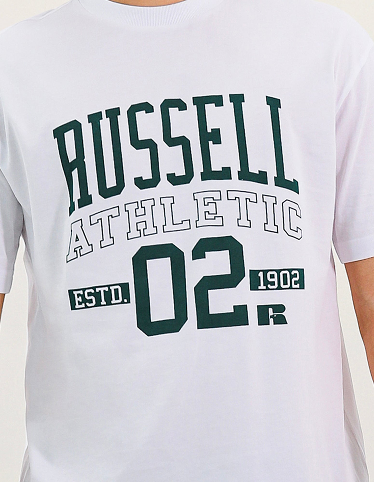 Men's 02 Outline Oversize Tee - White