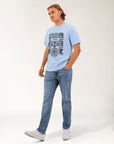 Men's Ribbon Tee - Placid Blue