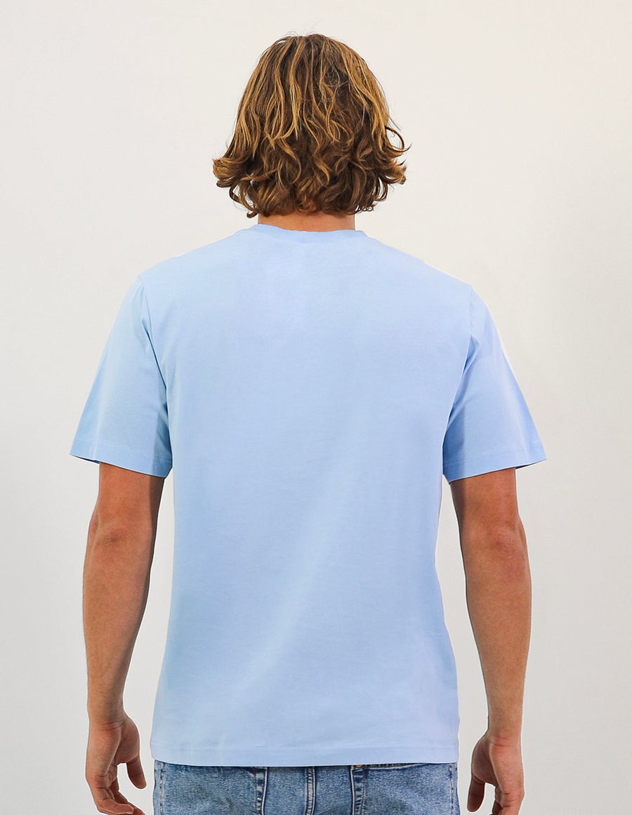 Men's Ribbon Tee - Placid Blue