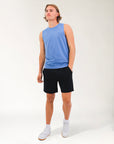 R Tech Leisure Men's Tank Top - Blue Mirage
