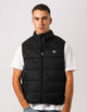 R Logo Lightweight Packable Puffer Vest - Black