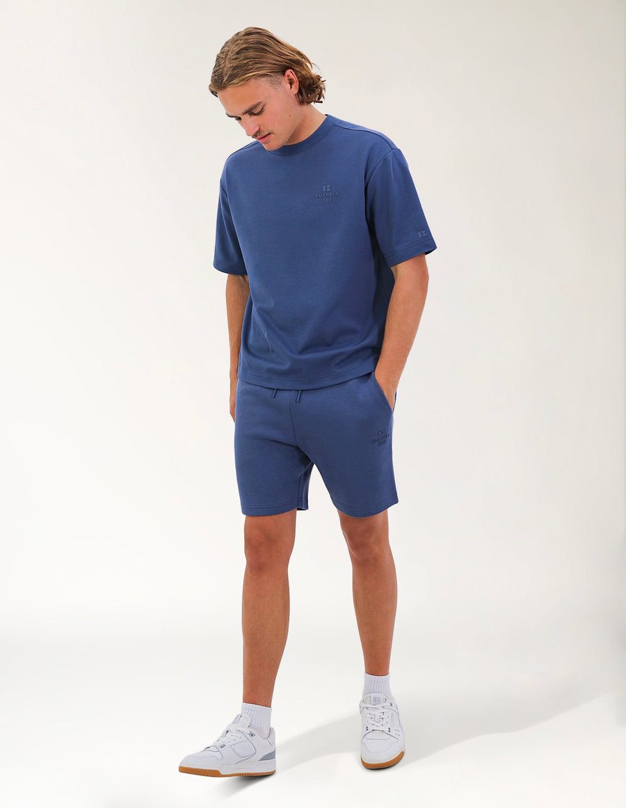 R Tech Leisure Mens Tee – Denim Blue