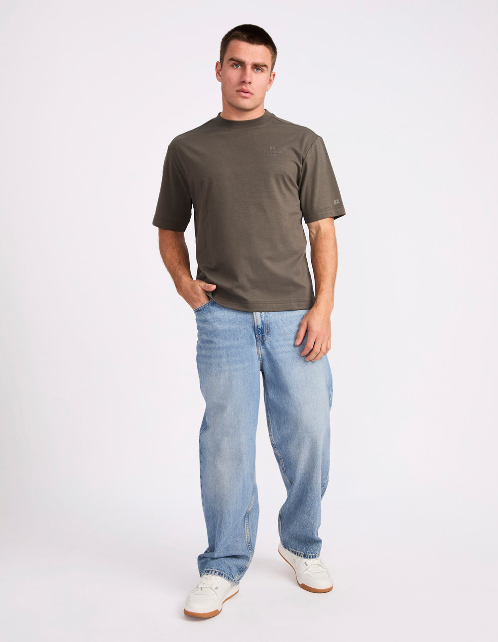 R Tech Leisure Mens Tee – Military