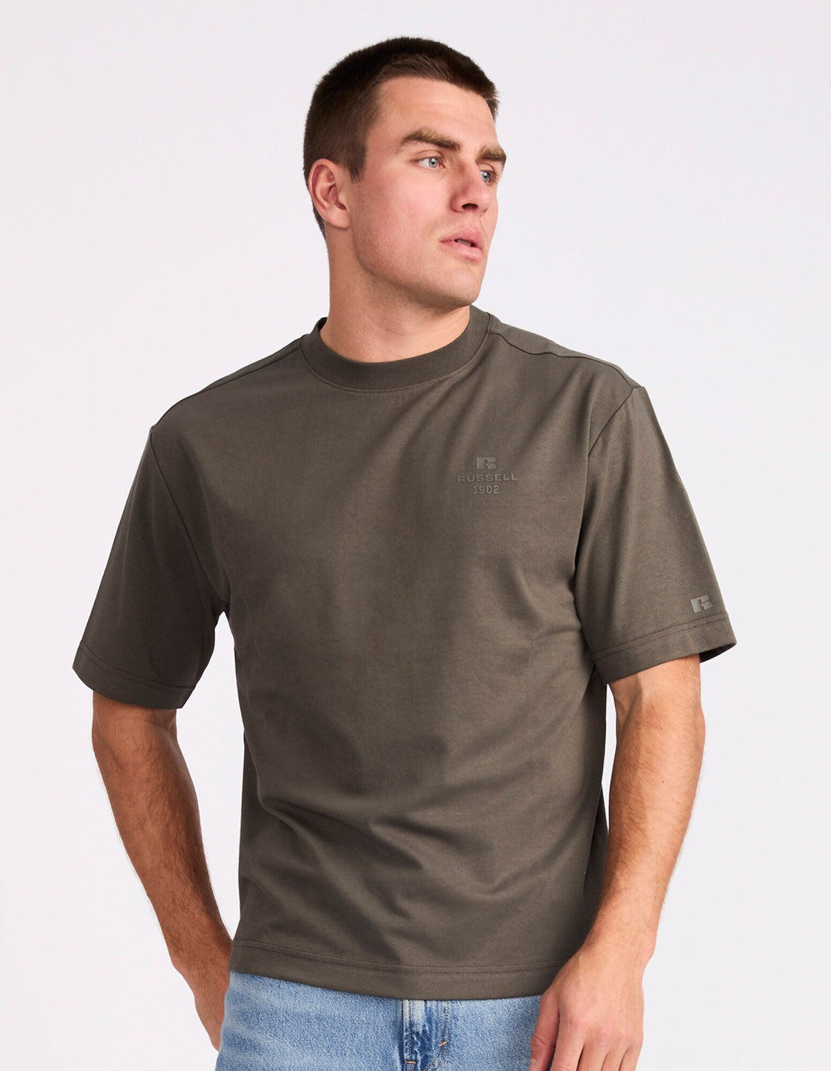 R Tech Leisure Mens Tee – Military