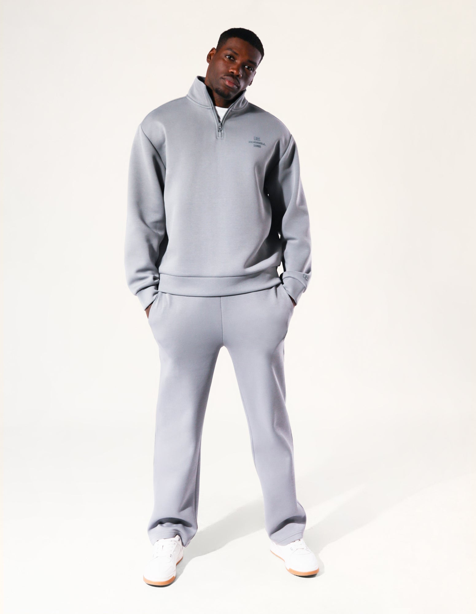 Men's R Tech Leisure 1902 Quarter Zip - Ash