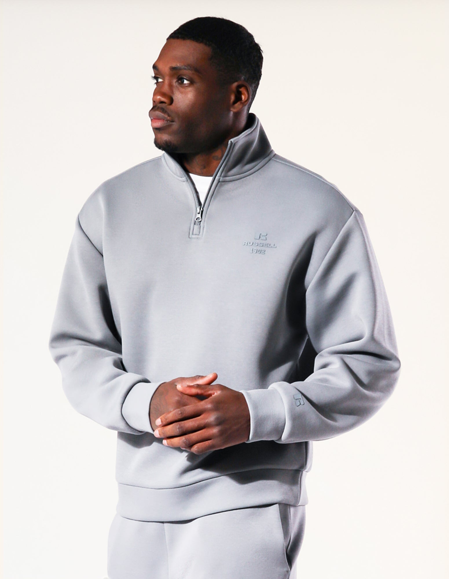Men's R Tech Leisure 1902 Quarter Zip - Ash
